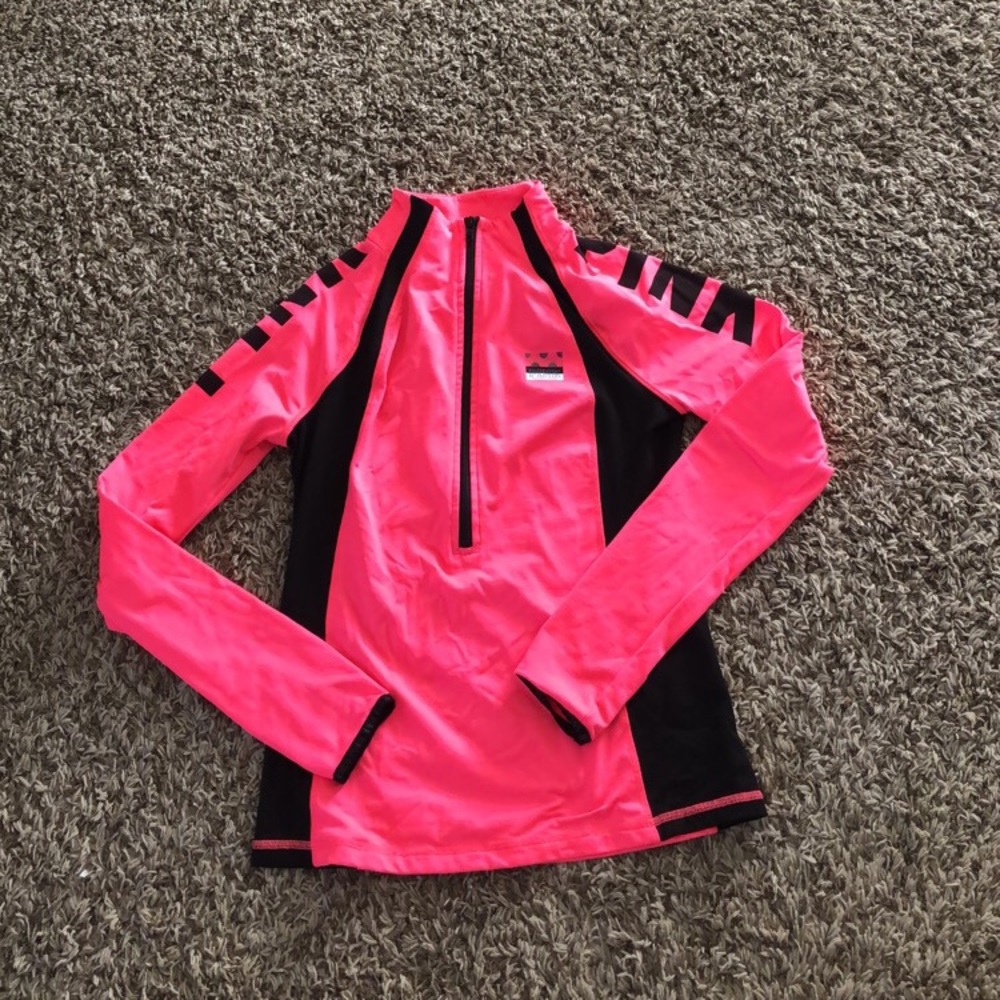 PINK half zip up